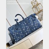 Louis Vuitton Keepall Bandoulière 50 Monogram Shadow M28836 Bag