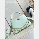 Luxury Louis Vuitton Designer Capucines M29608 Mint Green Handbags
