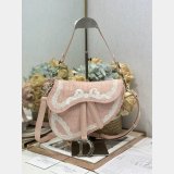 Replica Dior Oblique Jacquard Saddle Bag