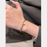 Juste un Clou bracelet  small model reverse-set diamonds
