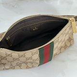 Gucci High Quality 875821 Small GG Pouch With Web For Men Bag