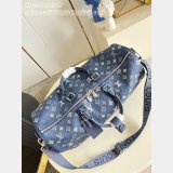 Louis Vuitton Keepall Bandoulière 50 Monogram Shadow M28836 Bag