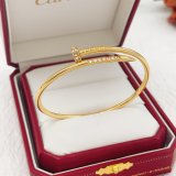 Juste un Clou bracelet  small model reverse-set diamonds
