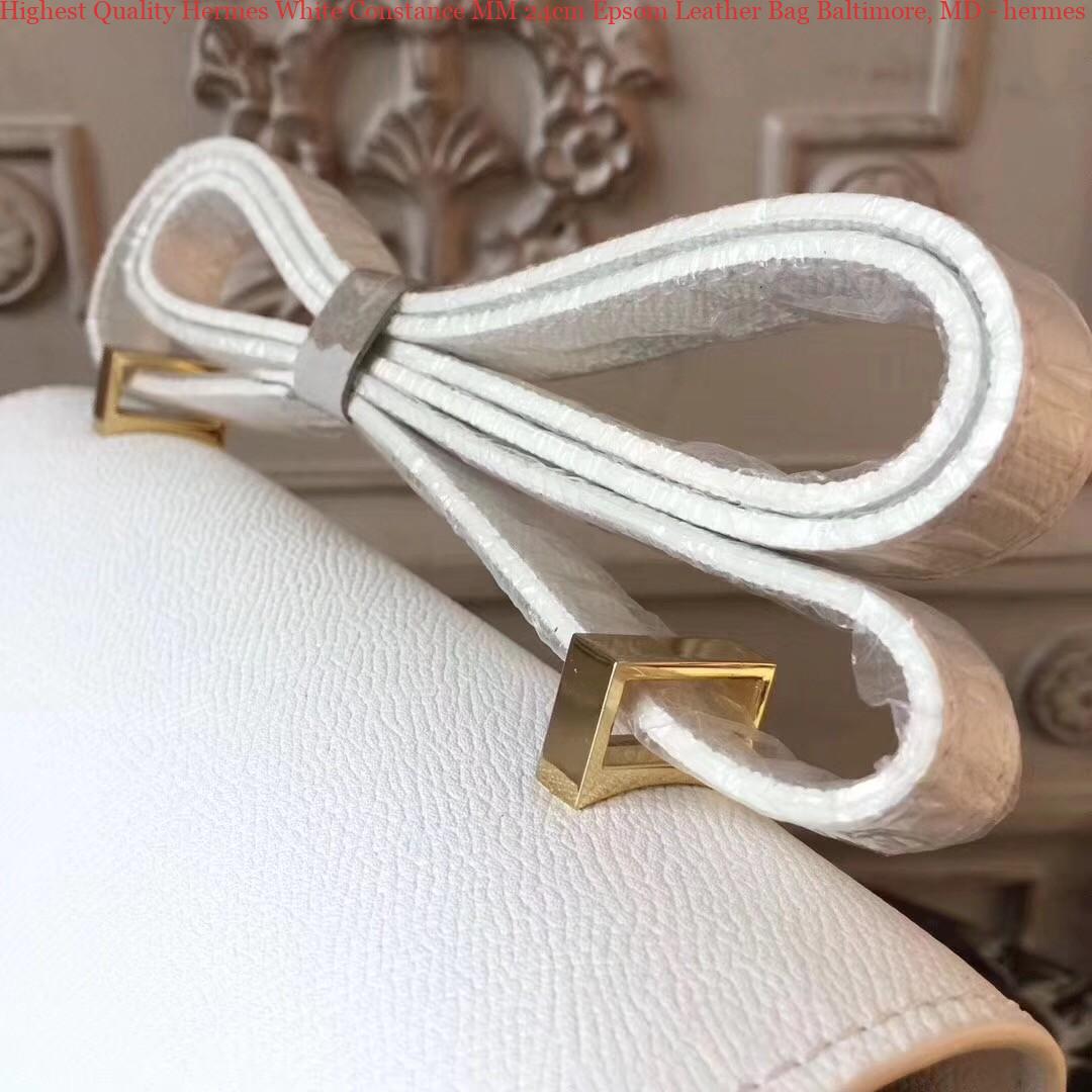Highest Quality Hermes White Constance MM 24cm Epsom Leather Bag Baltimore, MD – hermes replica ...